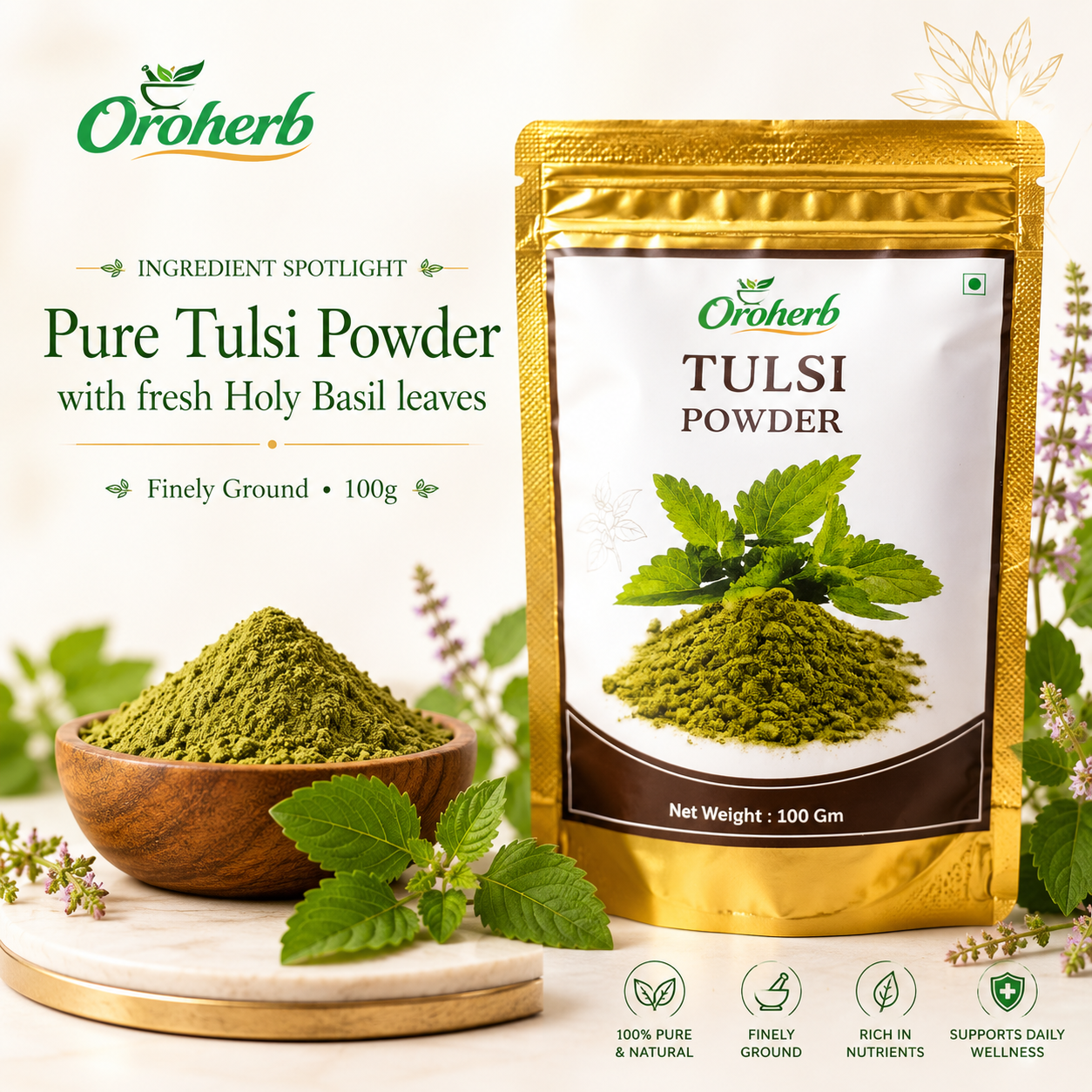 OROHERB Tulsi Powder 100g
