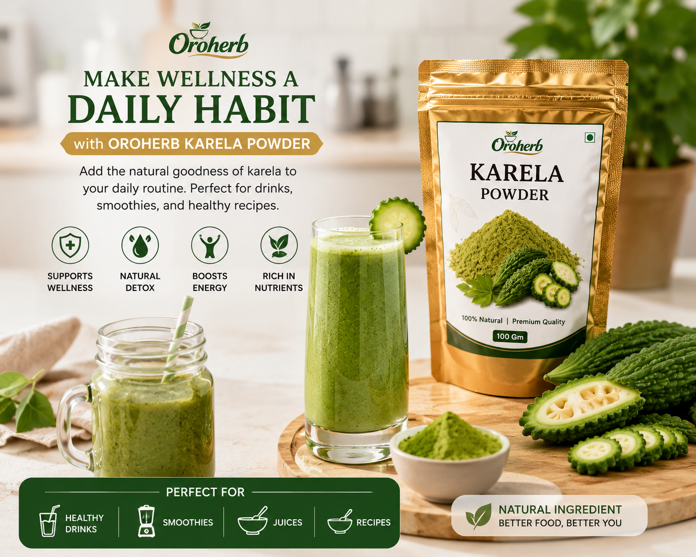 OROHERB Karela Powder 100g
